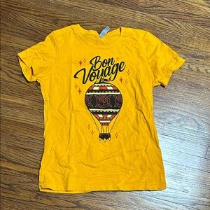 Next Level Apparel Bright Yellow Graphic Tee